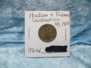 Hudson & Fulton Celebration NY 1909 Token - Picture 1 of 2