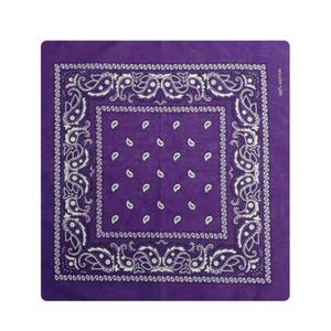 1-2Pcs Bandana 100% Cotton Paisley Print Double-Sided Scarf Head Neck Face Mask - Picture 1 of 41