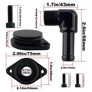 Engine Ventilation Kit For FORD 11-20 6.7L Powerstroke Crankcase CCV PCV Reroute - Picture 1 of 6