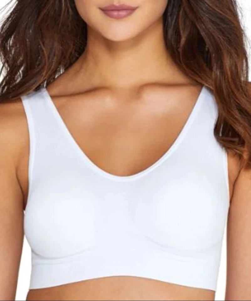 Sujetador cómodo blanco Coobie L29260 para mujer talla grande Foto 1 de 1