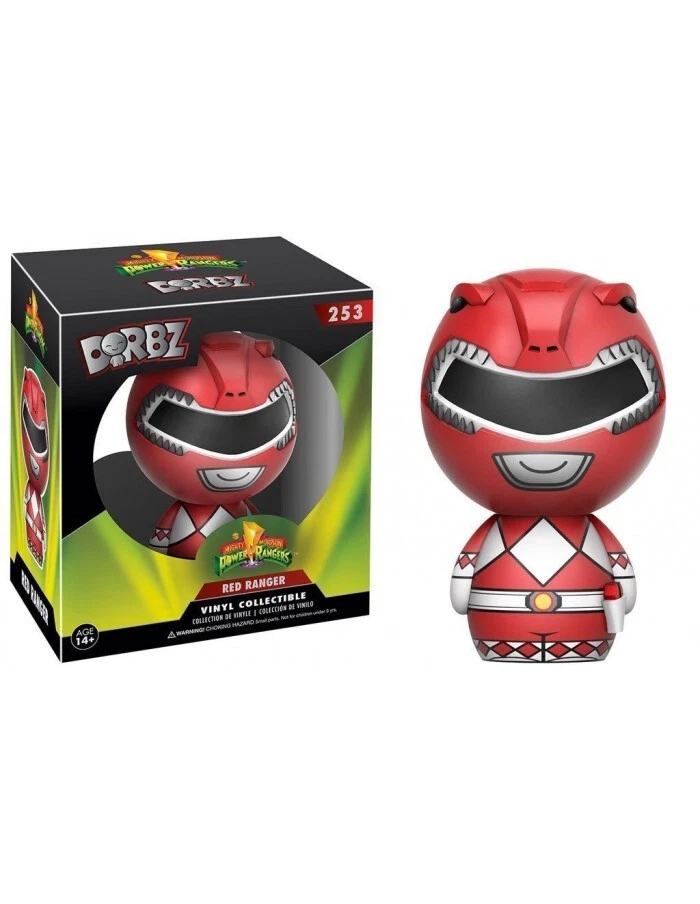 FUNKO VINYL SUGAR DORBZ DESIGN TOYS POWER RANGERS RED FIGURE NEW! - Immagine 1 di 1