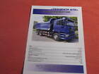 Shacman F3000 SX3258DT384 ciężarówka ulotka brochura broszura rynek ukraiński