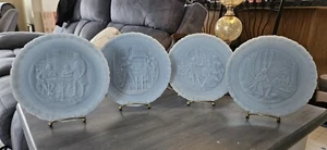 Fenton Set of Four Bicentennial Commemorative Plates - "Portrait of Liberty" - Picture 1 of 5