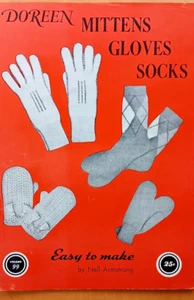 Vintage Doreen Mittens Gloves Socks Easy To Make 1949 Patterns Vol 99 By Nell - Picture 1 of 5