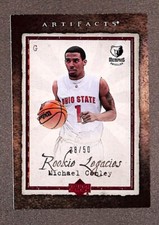 2007-08 Upper Deck Artifacts Legacies 104 Mike Conley Rookie Red Foil #d /50 