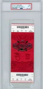 MLB 2015 béisbol All Star Game boleto completo PSA 8 Mike Trout Jugador Más Valioso Raro Al NL - Imagen 1 de 2