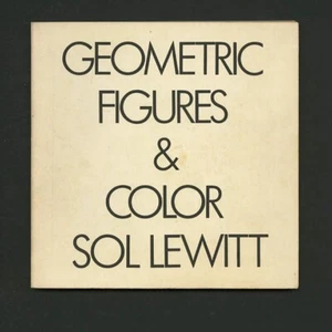 1979 Sol LeWitt GEOMETRIC FIGURES & COLOR Minimalist Artist Book First Edition - Bild 1 von 2