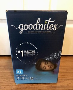 GoodNites Night Time Underwear For Boys, X-Large,  95-140+lbs, 28 Count