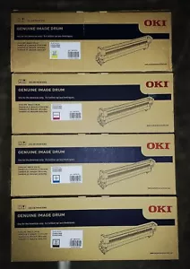 Original 4er Set Okidata CMYK Image Drum Cartridges C9600/9650/9800/9850 - Bild 1 von 1