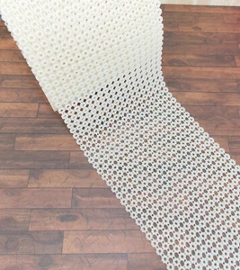 11cm 1m gold pearl Effect flower wedding Cake Decoration Ribbon Mesh scrapbook - Picture 1 of 1
