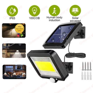 Solarenergie PIR Bewegungssensor Wandleuchte LED Outdoor Garten Sicherheit Lampe - Bild 1 von 12