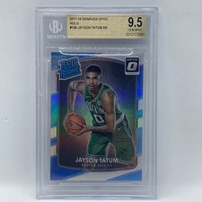2017-18 Panini Donruss Optic Jayson Tatum Holo RC Rookie BGS 9.5