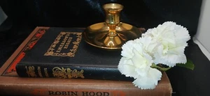 Baldwin Solid Brass Candle Stick Holder 3" High x 3 1/2" Wide - Picture 1 of 2