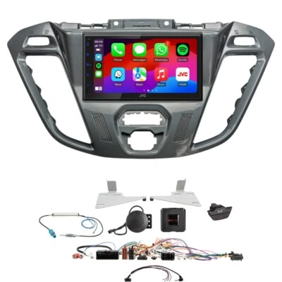 JVC Double Din Car Bluetooth Radio DAB Carplay for Ford Transit Custom 2012-2016 - Image 1 of 3
