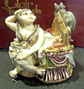 HARMONY KINGDOM - CLAIR DE LUNE COLLECTION - JOSEPHINE AND CAT 85/3600 - Picture 1 of 8