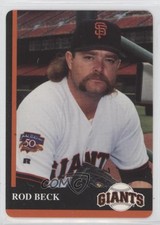 1997 Mother's Cookies San Francisco Giants Stadium Giveaway Rod Beck #4