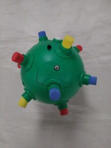 vintage 90s Lanard motorized bumble ball Green & Blue TOY RARE Excellent Cond