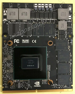 NEW Nvidia GeForce GTX 1060 GTX 1070 8GB MXM 3.0 Type B Alienware Clevo MSI - Image 1 of 4