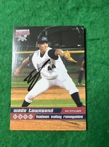 2005 Hudson Valley Renegades Wade Townsend On Card Autograph  - Picture 1 of 7