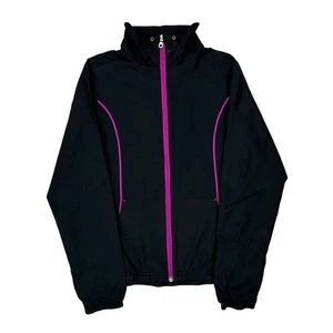 Reebok Windbreaker - Small Black Polyester - Picture 1 of 8