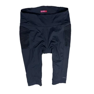 Terry Ciclismo Capris Acolchado Bicicleta Pantalones Leggings Mujer Talla XL Negro J7Y - Imagen 1 de 6