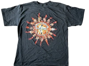 Vintage 90s WCW Kansas Lottery Promo Wrestling T Shirt Black XL Tultex - Picture 1 of 4