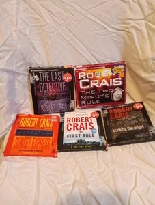 Robert Crais Lot Of 5 Audiobooks, Mystery Detective Crime Suspense - Picture 1 of 11
