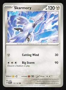 Skarmory 119/167 Regular Near Mint Pokemon TCG Twilight Maquerade TWM - Picture 1 of 1