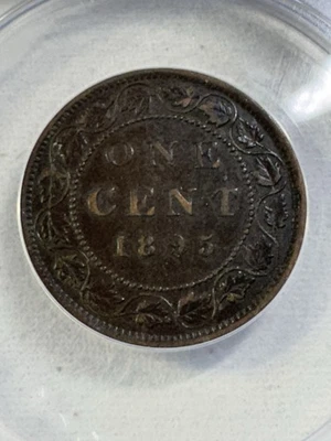 1895 Canada Large Cent Bronze Coin Graded XF 40 by ANACS - Image 1 of 4