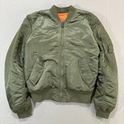 Alpha Industries Jacket Medium USAF MA-1 Intermediate Flyers Bomber Reversible - Image 1 of 4