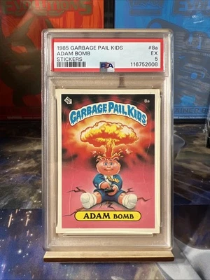 1985 Garbage Pail Kids Adam Bomb No. 8a PSA 5 - Image 1 of 2