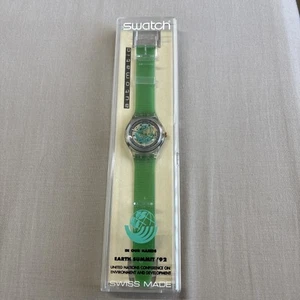 Vintage 1992 Swatch Automatic Earth Summit ’92 SAK102 - new , Box - Picture 1 of 7
