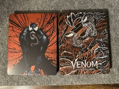 Venom & Let There Be Carnage 4k Steelbook Set Japan Import Foto 1 de 4