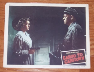 Tarjeta de lobby CARGO TO CAPETOWN Broderick Crawford - Ellen Drew - 1950 - Imagen 1 de 1