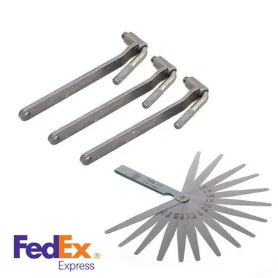 3x Universal Motorcycle Engine Valve Adjustment Tool Valve Screw Wrench 8mm 9mm Foto 1 de 4