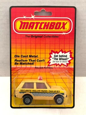 Matchbox Lesney England MB 20 POLICE PATROL Range Rover - Rare 1983 Paris Dakar - Image 1 of 4