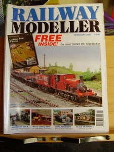 RAIL MAG RAILWAY MODELLER FEB 2005 LONG MARSTON WEST GHYLL ADIT ANDERSON - Imagen 1 de 4