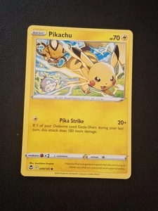 Pokémon TCG Snowflake Pikachu Holiday Calendar 049/195 Regular  - Picture 1 of 2