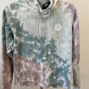 Volcom Tie-Dye Pullover Hoodie Cropped Girls Youth XL (12) Youth Sweatshirt  - Picture 1 of 11