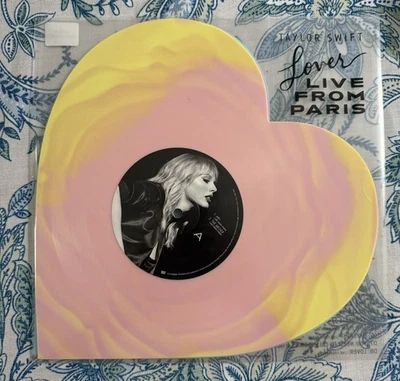 Taylor Swift - Lover Live From Paris Heart Shaped Vinyl - Brand New - Image 1 of 2