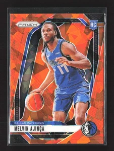 2024-25 Panini Prizm #255 Melvin Ajinca Prizms Orange Ice Dallas Mavericks - Bild 1 von 2