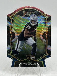 2020 Panini Select - [Base] - Tri-Color Prizm Die-Cut #76 - Bryan Edwards RC - Bild 1 von 2
