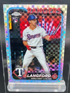 USC37 WYATT LANGFORD RC - 2024 Topps Chrome Update X-FRACTOR ROOKIE DEBUT - Bild 1 von 2