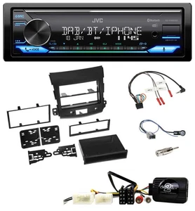 JVC Bluetooth DAB USB Lenkrad Autoradio für Mitsubishi Outlander 2007-2010 - Bild 1 von 11