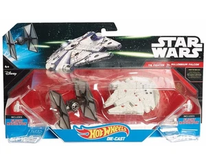 Mattel - Hot Wheels Star Wars "Tie Fighter vs. Millennium Falcon" (2er Pack) - Bild 1 von 2