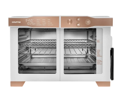 French Door 6-Slice Digital Toaster Oven Air Fryer Integrated Temperature Probe - Image 1 of 4