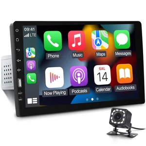 9 Zoll Single DIN Touchscreen Autoradio Kompatibel mit Apple Carplay und Und... - Bild 1 von 7