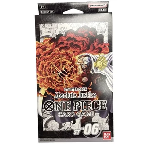 Cartas Bandai One Piece - Baraja de inicio ST-06 - JUSTICIA ABSOLUTA (Baraja de 50 cartas) - Imagen 1 de 1