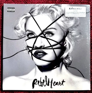 MADONNA REBEL HEART SEALED  2015 FIRST PRINT  2 RECORD VINYL LP PROMO HYPE MINT - Picture 1 of 14