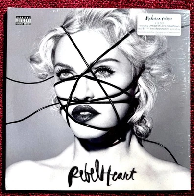 MADONNA REBEL HEART SEALED  2015 FIRST PRINT  2 RECORD VINYL LP PROMO HYPE MINT - Image 1 of 4